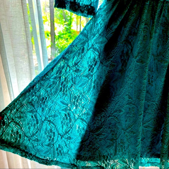 REMAIN Lace Dress Turquoise size M - Picture 13 of 14